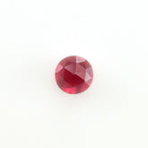 GARNET ROSE CUT ROUND CAB (MEDIUM RED)(CLEAN) 4.00X4.00 MM 0.36 Cts.
