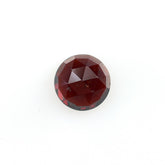GARNET ROSE CUT ROUND CAB (DARK RED)(SI) 6.00X6.00 MM 1.18 Cts.