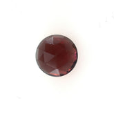 GARNET ROSE CUT ROUND CAB (OPEN RED)(CLEAN) 6.00X6.00 MM 1.14 Cts.