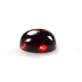 GARNET PLAIN ROUND CAB (DARK RED)(HI) 8.00X8.00 MM 2.96 Cts.