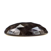 GREY SAPPHIRE ROSE CUT ROUND CAB 16MM 11.50 Cts.