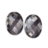 GREY SAPPHIRE BRIOLETTE OVAL 20X15 MM 18.34 Cts.