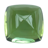 GREEN TOURMALINE (SI) SUGARLOAF CUSHION CAB (FLAT BOTTOM) 6MM 1.30 Cts.