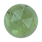GREEN TOURMALINE (OPEN COLOR) (SI) ROSE CUT ROUND CAB 4MM (TH. 2.00-2.40MM) 0.29 Cts.