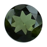 GREEN TOURMALINE CUT ROUND 3MM 0.12 Cts.