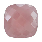 GUAVA QUARTZ CHECKER CUT CUSHION 14MM 12.20 Cts.