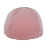 GUAVA QUARTZ PYRAMID CUSHION CAB 12MM 8.25 Cts.
