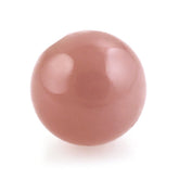 GUAVA QUARTZ PLAIN BALLS (HALF DRILL) 8MM 3.81 Cts.