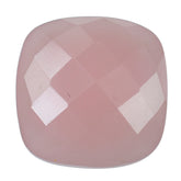 GUAVA QUARTZ BUFFTOP CHECKER CUSHION 12MM 6.04 Cts.