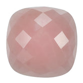 GUAVA QUARTZ CHECKER CUSHION CAB 16MM 12.35 Cts.