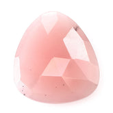 GUAVA QUARTZ ROSE CUT BRIOLETTE TRILLIONISH 18X16MM 2.80 Cts.