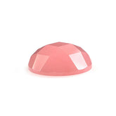 GUAVA QUARTZ CHECKER CUT OVAL CAB 10X8MM 2.54 Cts.