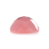 GUAVA QUARTZ CHECKER CUT D SHAPE CAB 12X6MM 3.46 Cts.