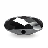 HEMATITE BRIOLETTE CUSHION (HALF DRILL) 13MM 11.75 Cts.
