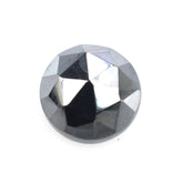 HEMATITE ROSE CUT ROUND CAB 6MM 1.28 Cts.