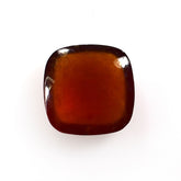 HESSONITE PLAIN LENTIL CUSHION (SEMI-MILKY)(HI) 12.00X12.00 MM 6.13 CTS