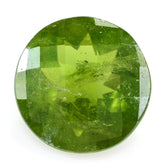 MILKY IDOCRASE CHECKER CUT ROUND 12MM 5.70 Cts.