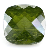 MILKY IDOCRASE CHECKER CUT CUSHION 14MM 12.60 Cts.