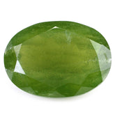 MILKY IDOCRASE CUT OVAL 18X13MM 14.00 Cts.