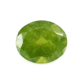 MILKY IDOCRASE CUT OVAL 12X10MM 5.65 Cts.