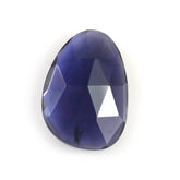 IOLITE ROSE CUT BRIOLETTE PEARISH (HI) 14X10MM 3.38 Cts.