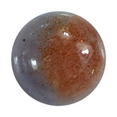 IOLITE SUNSTONE PLAIN ROUND CAB (HALF ORANGE AND HALF BLUE) 10.00X10.00 MM 1.91 Cts.
