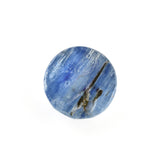 KYANITE (BLUE) (MILKY) HONEYCOMB ROUND CAB 8.00X8.00 MM 2.50 CTS