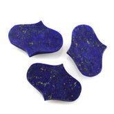 LAPIS LAZULI ROSE CUT FANCY CAB 22X16MM 9.10 Cts.