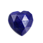 LAPIS LAZULI ROSE CUT HEART CAB 11MM 4.80 Cts.