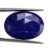 LAPIS LAZULI ROSE CUT BRIOLETTE OVAL 24X19MM 15.88 Cts.