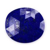 LAPIS LAZULI ROSE CUT OVAL CAB 25X23MM 15.98 Cts.