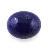 LAPIS LAZULI OVAL CAB WITH FROSTED DOMEM BOTTOM 10X8MM 4.41 Cts.