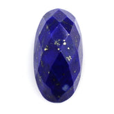LAPIS LAZULI CHECKER HIGH DOME OVAL CAB 12X6MM 3.69 Cts.