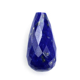LAPIS LAZULI FACETED DROPS (HALF DRILL 0.80MM) 12X6MM 3.40 Cts.