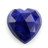 LAPIS LAZULI ROSE CUT HEART CAB 11MM 4.53 Cts.
