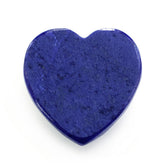 LAPIS LAZULI ROSE CUT HEART CAB 11MM 4.53 Cts.