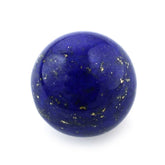 LAPIS LAZULI PLAIN ROUND BALLS (HALF DRILL 1.50MM) 9.5MM 6.40 Cts.