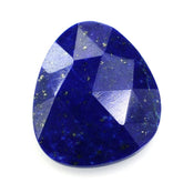 LAPIS LAZULI ROSE CUT BRIOLETTE IRREGULAR TRILLION 13X11MM 3.77 Cts.