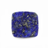LAPIS LAZULI CHECKER CUSHION CAB 8MM 2.23 Cts.