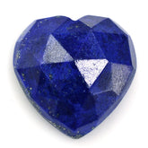 LAPIS LAZULI ROSE CUT HEART CAB 15MM 10.90 Cts.