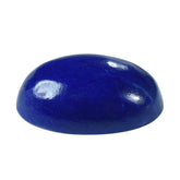 LAPIS LAZULI SOME WHITE SPOTS AND PYRITE PLAIN CAB OVAL 9.00X7.00 MM 2.12 Cts.