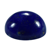 LAPIS LAZULI PLAIN ROUND CAB (SOME WHITE SPOTS AND PYRITE) 10.00X10.00 MM 4.43 Cts.
