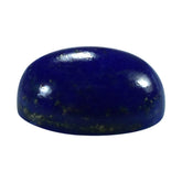 LAPIS LAZULI PLAIN OVAL CAB (SOME WHITE SPOTS AND PYRITE) 12.00X10.00 MM 5.28 Cts.