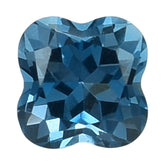 LONDON BLUE TOPAZ CUT CLOVER 4MM (THICKNESS:-3.00-3.40) 0.48 Cts.