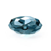 LONDON BLUE TOPAZ BRIOLETTE HEART (HALF DRILL) 14.00MM 12.79 Cts.