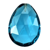 LONDON BLUE TOPAZ ROSE CUT BRIOLETTE PEAR (HALF DRILL) 20X15MM 15.76 Cts.