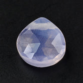 LAVENDER MOON QUARTZ ROSE CUT BRIOLETTE HEART 8MM 1.91 Cts.