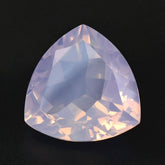 LAVENDER MOON QUARTZ CUT TRILLION 14MM 7.85 Cts.