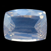 LAVENDER MOON QUARTZ CUSHION STEP CUT WITH CARVED SIDES 16X12MM 9.63 Cts.