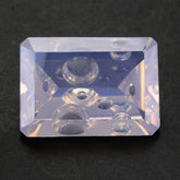 LAVENDER MOON QUARTZ SUPPER BUBBLE OCTAGON 14X10MM 5.70 Cts.